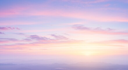 Fototapeta premium Pastel sky at sunrise or sunset