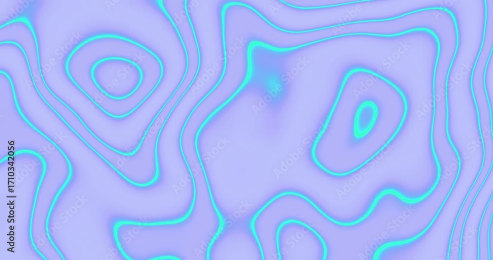 Poster thermal flow loop abstract gradient animation