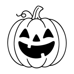 Halloween Pumpkin Laughing