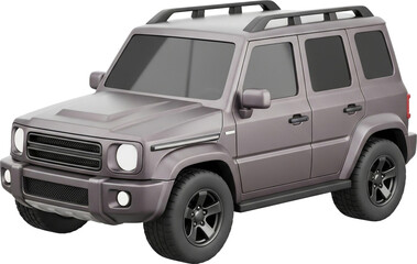 3d Rugged Sport Utility Vehicle for Outdoor Adventures and Off-Roading