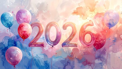 Happy New Year 2026 celebration