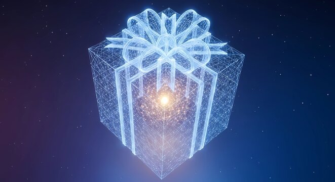 Discover the magic of digital gifting a futuristic present concept for online celebrations and events