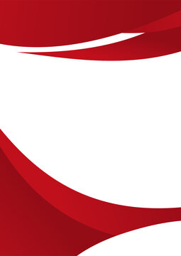 Modern and creative minimalist design with red and white color gradation vector illustration