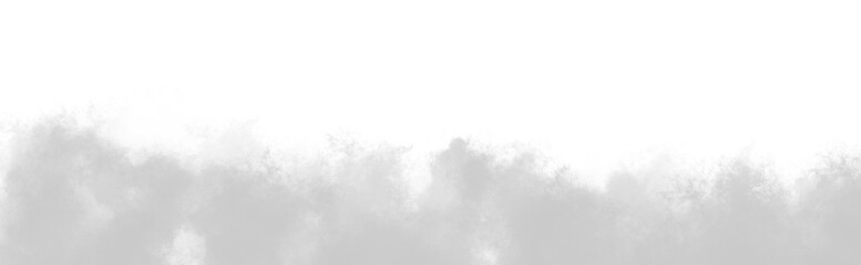 Gray Cloud, Gray Smoke on Transparent Background 