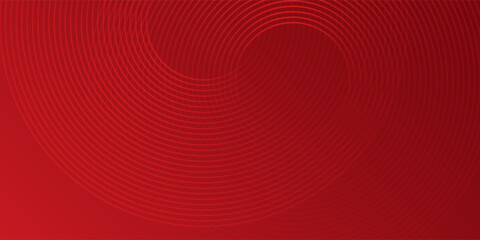Red modern abstract circle background with dynamic shapes composition simple