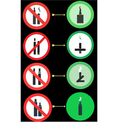 vector illustration of fire