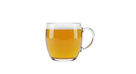 Isolated mug of refreshing beer or cider with frothy top, pub drink and alcoholic beverage