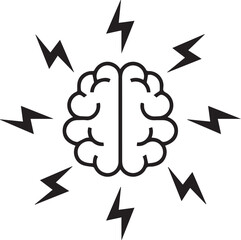 Set of social media icons. Flat line art
