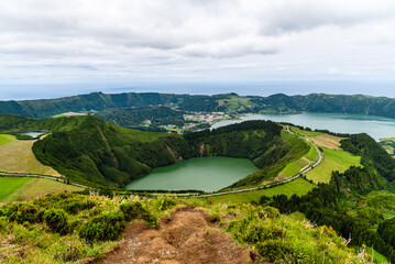 Sao Miguel Azores Volcanic Lakes