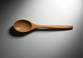 Wooden spoon isolated with transparency kitchen utensil