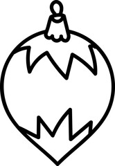 Christmas Tree Toy Ornament Doodle