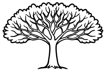 Naklejka premium vector tree silhouette