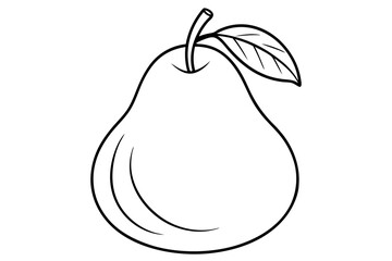 pear isolated on white