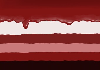 A delicious Red Velvet Strawberry Chasecake vector illustration. Perfect for wallpapers, assets, etc.