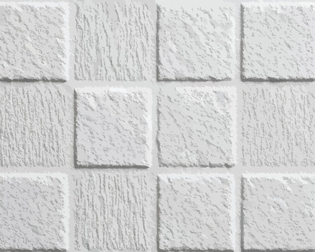 Texture senza cuciture a quadretti bianchi su bianchi, stile vettoriale