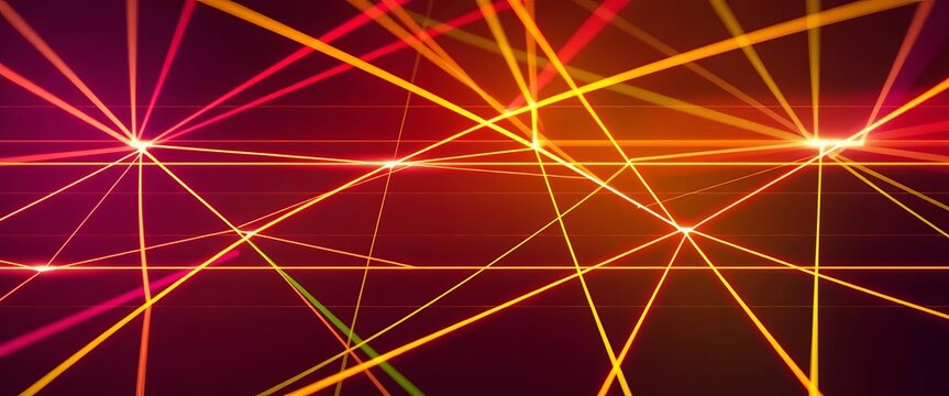 Precise grid of intersecting lines, forming a vector pattern,  mathematics,  artwork