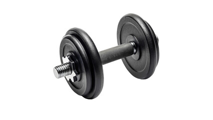 Fototapeta premium Adjustable Dumbbell – Fitness and Strength Equipment Isolated on Transparent Background
