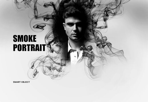 Smoke Dispersion Portrait Photo Effect