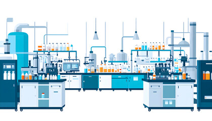 Modern laboratory equipment