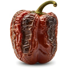 chipotle pepper, smoked texture, clean cutout, isolated on white background