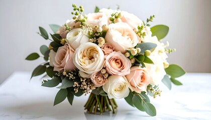 Pastel wedding bouquet (1)