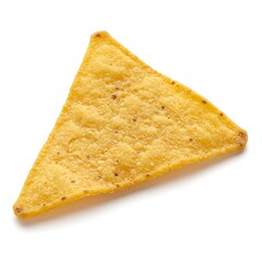 Fototapeta premium tortilla chips triangle, high resolution, crisp detail, isolated on white background