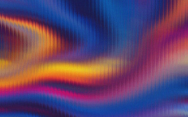 Abstract swirling colors with a grainy texture and vertical distortion effect background