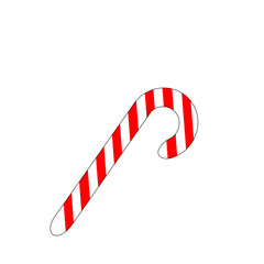 Fototapeta premium クリスマス気分を盛り上げる定番のキャンディデザイン