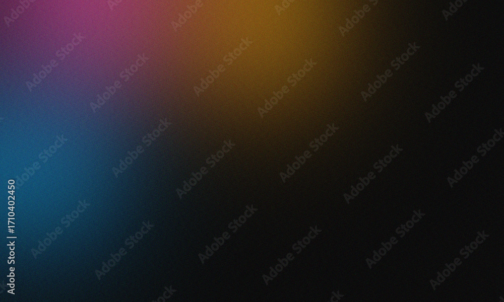Wall mural abstract blurred background with gradient of blue pink and orange blending into dark space effect