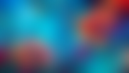 Vibrant Blue and Red Blurred Background Abstract Texture for Design