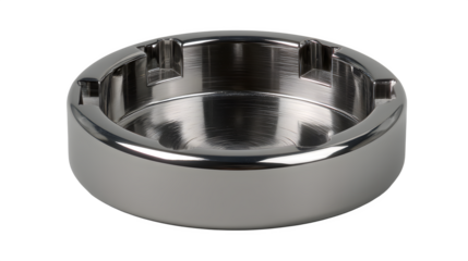 Shiny chrome industrial component with precise machining, showcasing engineering precision and manufacturing excellence for technical applications.