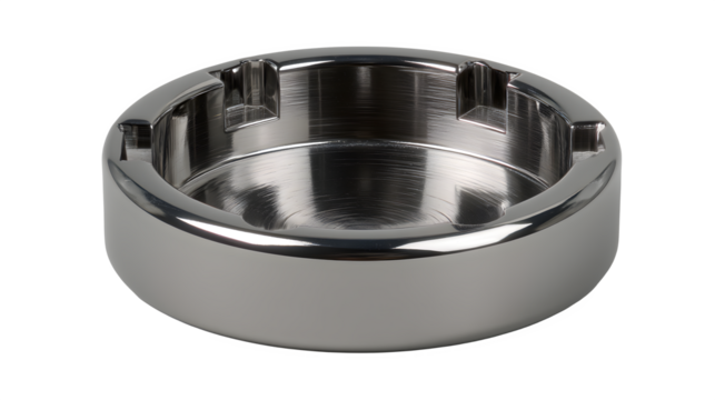 Shiny chrome industrial component with precise machining, showcasing engineering precision and manufacturing excellence for technical applications.