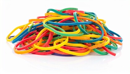 colorful rubber bands