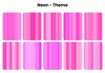 Obraz premium electric neon gradients with vibrant glow, Fluorescent colors for nightlife design projects, Artificial brilliance meets urban energy