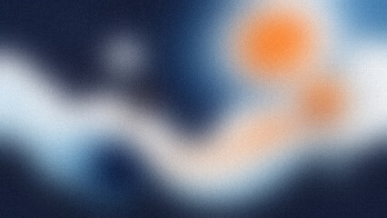 Abstract Nebula Cosmic Background Texture with Blue Orange and White Hues