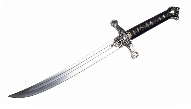 sword on a white background
