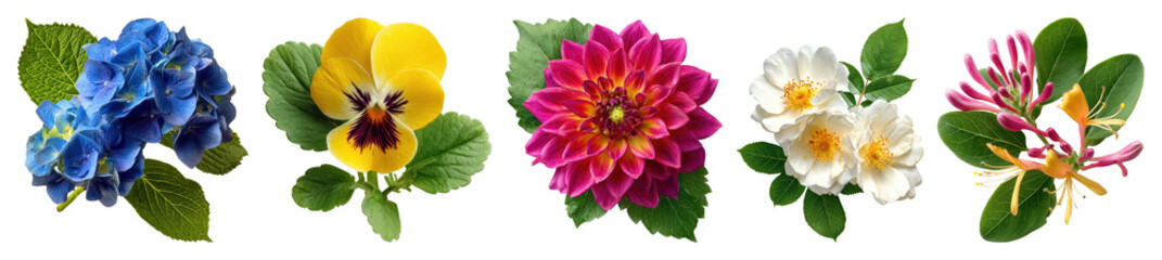 Obraz premium Vibrant floral arrangement blossoms beautifully