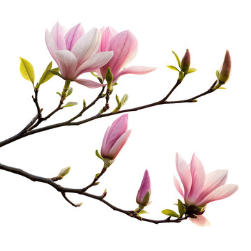 pink mangolia lili flora flowers and buds ona bra