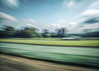 Lush green turf covering the earth, showcasing natural beauty and vibrant colors of the season