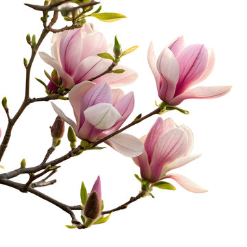 pink mangolia lili flora flowers and buds ona bra