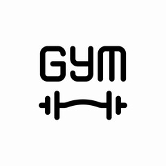 gym sports icon sign vector