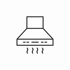 kitchen hood icon sign vector