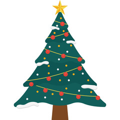 Winter Christmas Tree