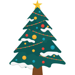 Winter Christmas Tree