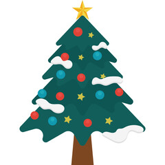 Winter Christmas Tree