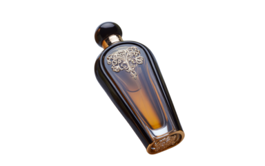 Festive Elegant Black Gift Box with Holiday Accents