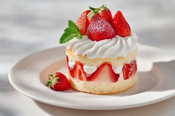 苺のショートケーキ（スイーツ・デザート・クリスマス・洋菓子）