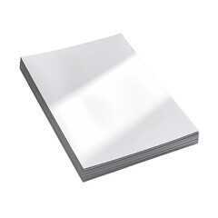 Blank white book, lying flat (1)