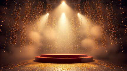 abstract background with spotlight
