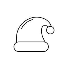 Icon a Santa Hat, isolated against a clean background.